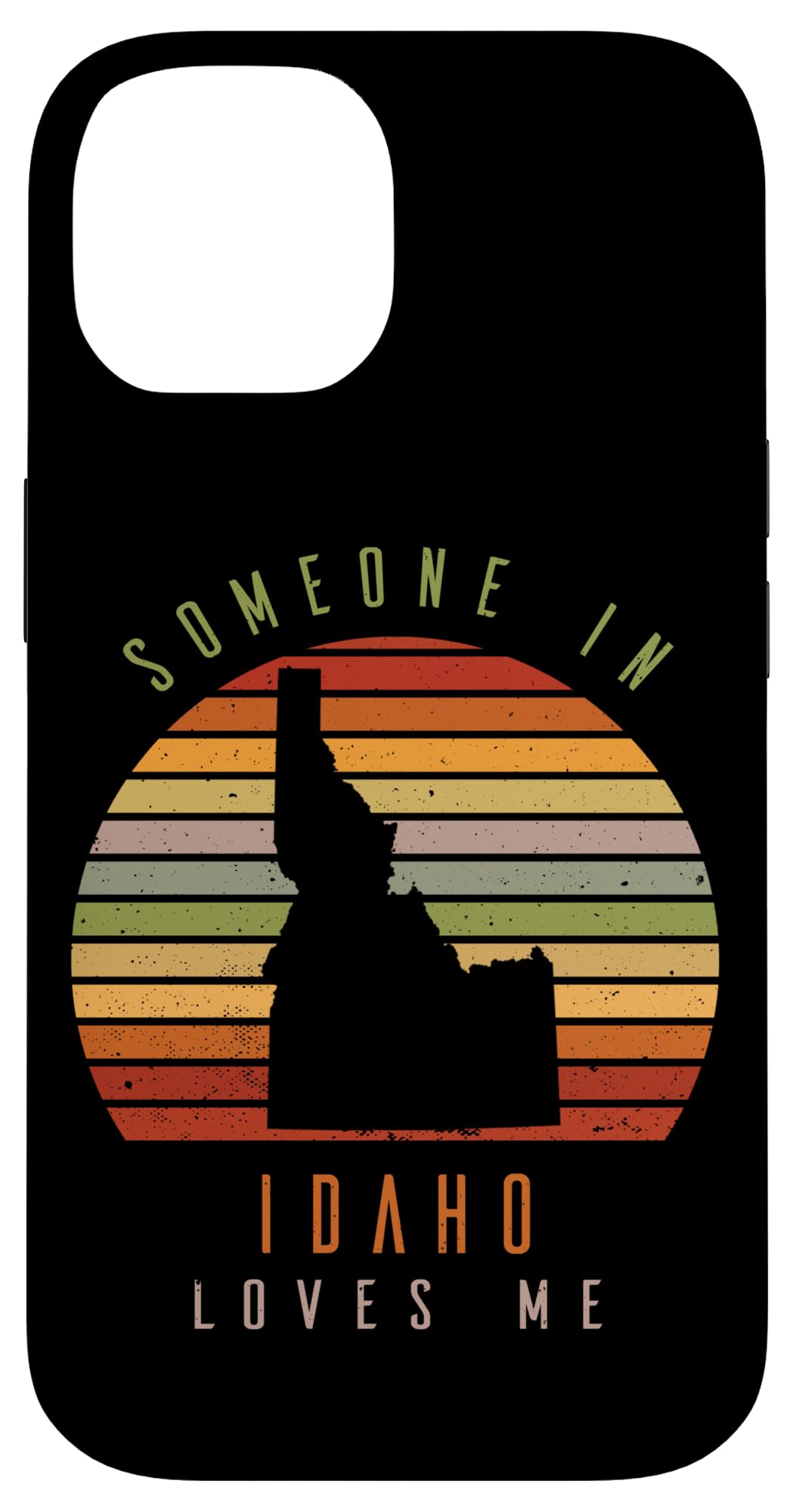 Someone In Idaho Loves Me Vintage State Retro Case for iPhone 14
