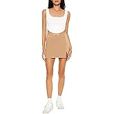 Forever 21 Womens Vented Mini Skort