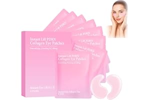 InstaLift PDRN Collagen Eye Patches 8 Pairs, Instalift collagen eye patches for Dark Circles and Puffiness, Deep Moisturizing