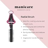 Manicare Radial Hair Brush For Volume – Ball Tipped Bristles view 2