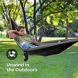 Durable Hammock 500 lb Capacity - Lightweight Nylon