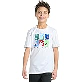 Adidas Boys Short Sleeve Multi-Sport Grid Tee