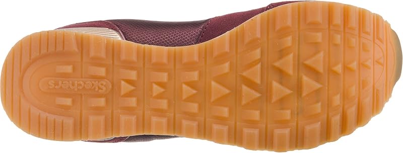 Feminino OG 85 Goldn Girl Trainer, acabamento em camurça Borgonha/ Nylon/ Malha/ Rose Gold, 38 EU