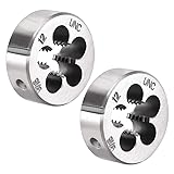 uxcell 9/16-12 UNC Round Die, Machine Thread Right