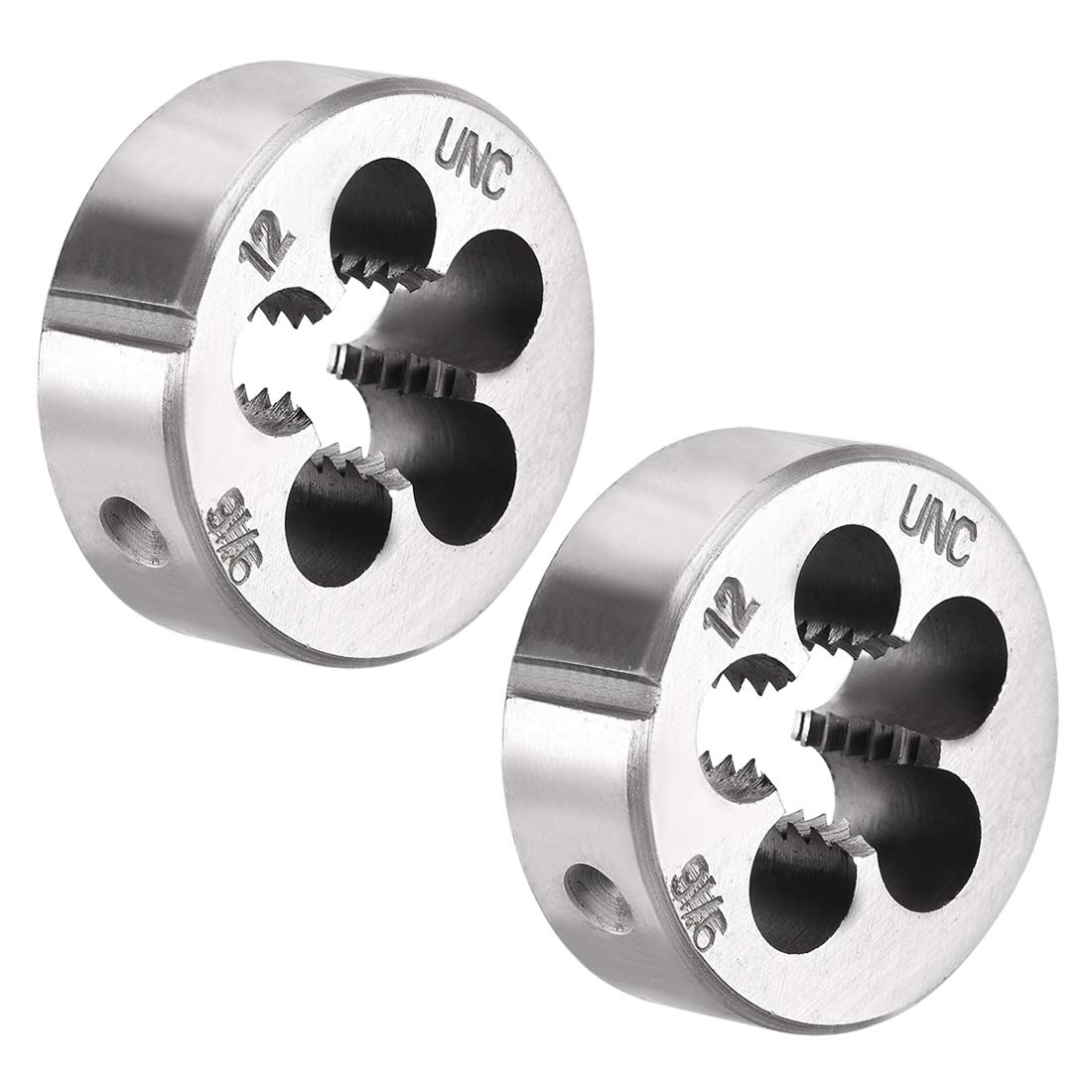 uxcell 9/16-12 UNC Round Die, Machine Thread Right