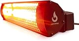 Gtech HeatWave Patio Heater 2kW Wall Mounted Weatherproof 6m Radius view 6