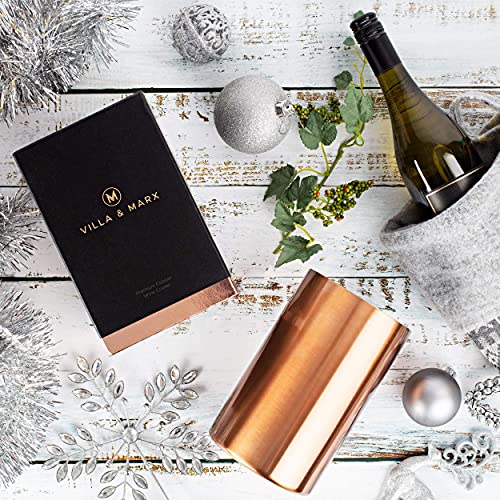 Villa & Marx Wine Chiller Bucket Premium Champagne Bucket Keeps 750ml