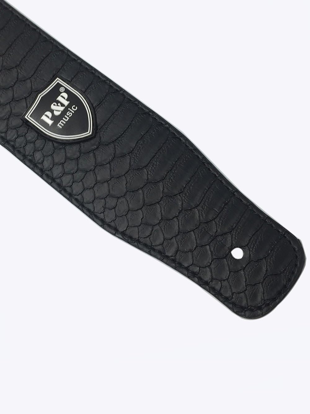 Serpentine Adjustable length Guitar Strap, PU Leather Strap For Electric Guitar, Acoustic Guitar and Bass - Image 3