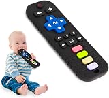 Hooku Silicone Teether Remote Baby Toy 0-6 6-12 Months Black