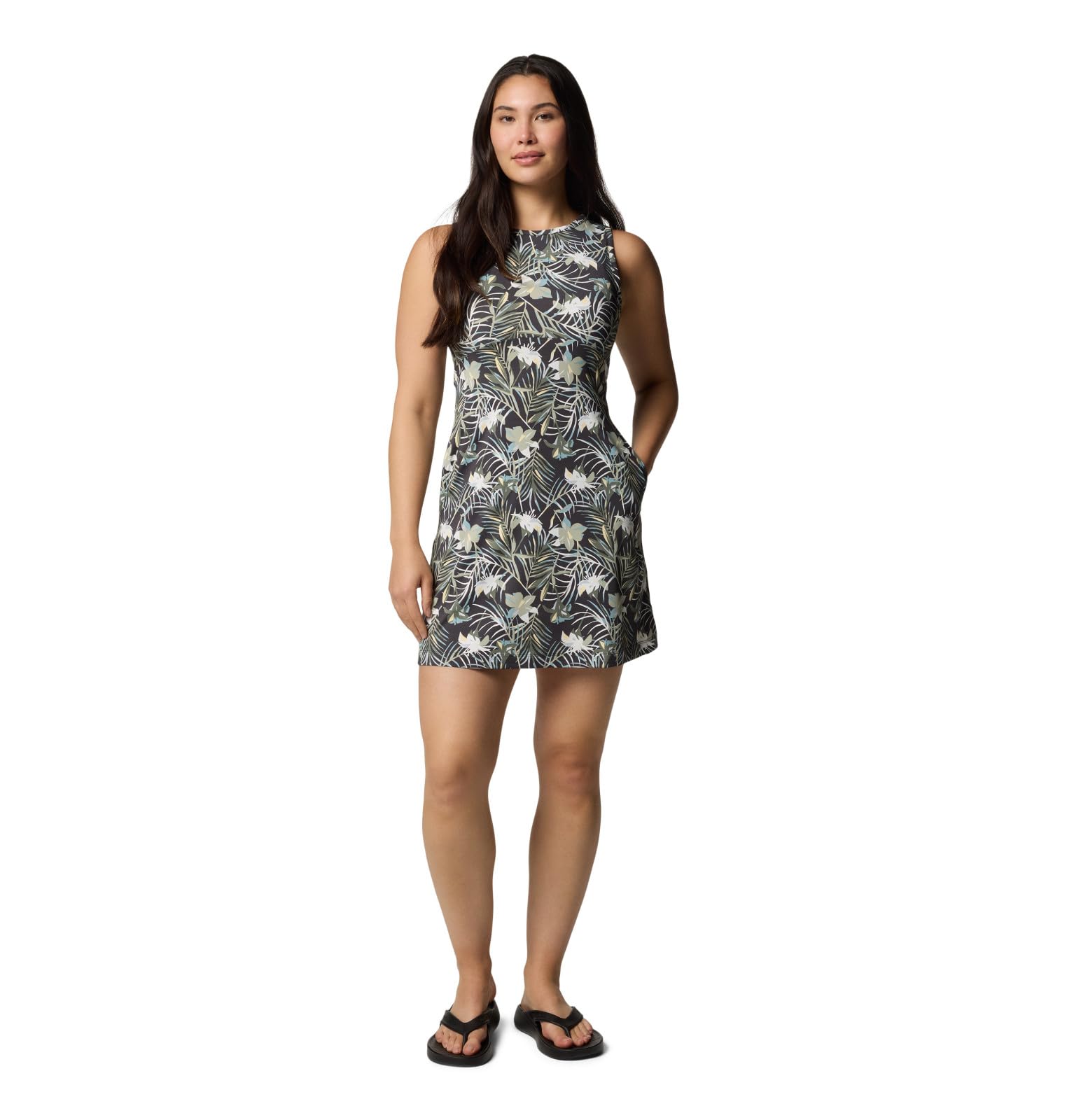 Columbia Women’s Freezer Tank Dress, Cypress Tropicfield, X-Small