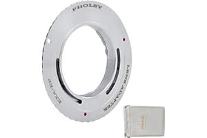 PHOLSY Lens Mount Adapter Manual Focus Compatible with Exakta Mount Lens to Canon EOS EF Mount Camera Body, Compatible with E