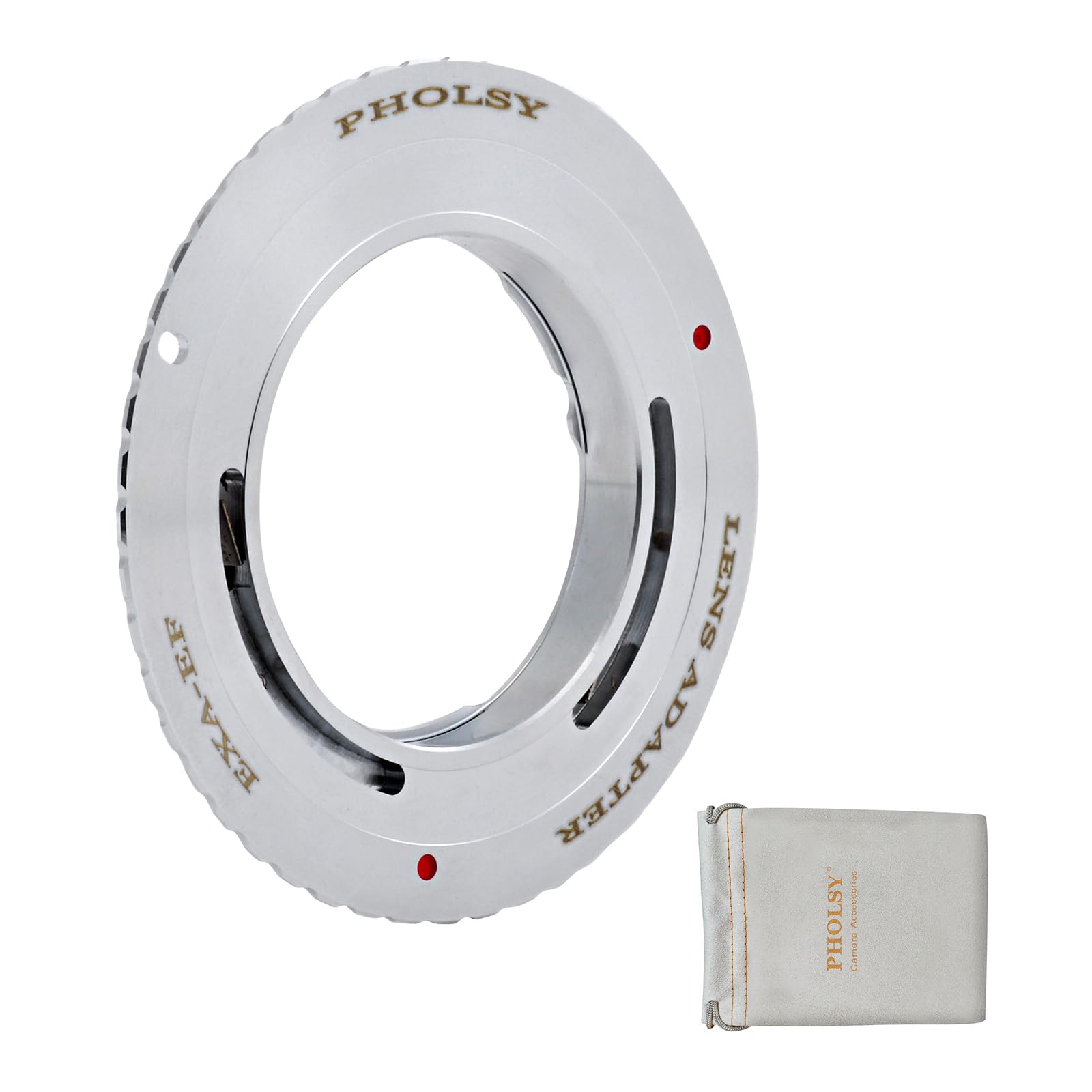 PHOLSY Lens Mount Adapter Manual Focus Compatible with Exakta (NOT Compatible with Topcon) Mount Lens to Canon EOS EF-Mount Camera Body, Exakta to EOS, Exakta to EF