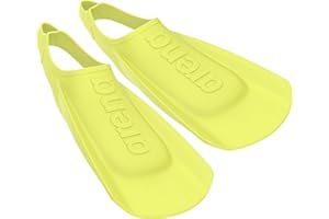 Arena Unisex Adult Comfortable Lightweight Swim Training Fins for Men and Women Silicone Short Blade Flippers Open Heel Desig