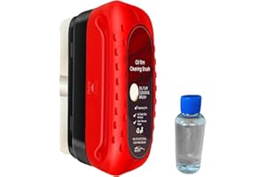 Bigougem Glass Cleaning Board, Hydrophobic Glass Coating for Windshield Improves Clarity and Visibility, Universal Car Glass Oil Film Removal Anti-rain Mist Cleaning Wipes Brush for All Vehicles 1pc