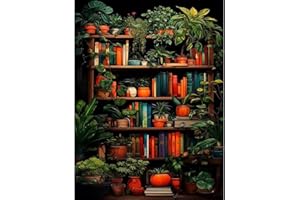 ajepon Plants Diamond Art Kits for Adults-Plants Diamond Painting Kits,Plant 5D Diamond Painting for Adults,Gem Painting Kit Arts for Wall Home Decor Arts Craft 12x16inch