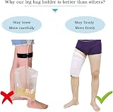 HANSILK Catheter Leg Bag Holder 2 Pcs Washable & Reusable Comfort Fit view 4