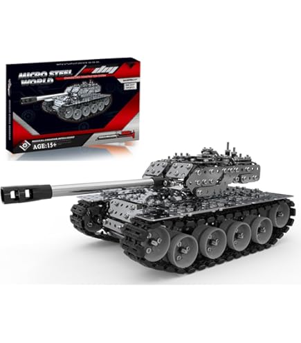 Amazon.com: BYTEWAR Articulable 3D Metal Tank Puzzle Set - 843
