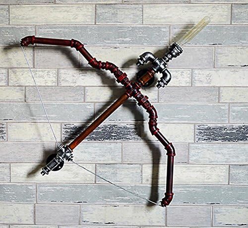 European Style E27 Tube Light Creative Metal Bow And Arrow Water Pipe Wall Lamp Bar Restaurant Hotel Decorative Lights (9 86 74Cm)