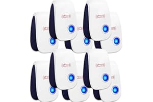 WYEWYE Ultrasonic Pest Repeller 10 Pack Electronic Plugin Indoor Sonic Repellent pest Control for Bugs Roaches Insects Mice Mouse Spiders Mosquitoes Mosquito Repellent Indoors Ultrasonic Repellers