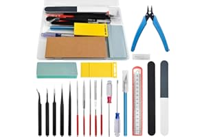 BXQINLENX Professional 20 PCS Gundam Modeler Basic Tools Craft Set For Car Model Assemble Building(I)