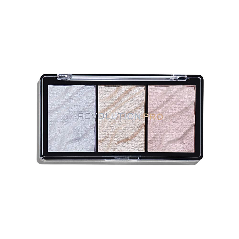Revolution Pro, Supreme, Highlighter, Face Palette, Ice, 3 Shades, 11.1g โ image 1