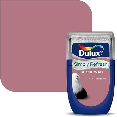 Dulux Simply Refresh Raspberry Diva Feature Wall Matt Emulsion Paint 30ml