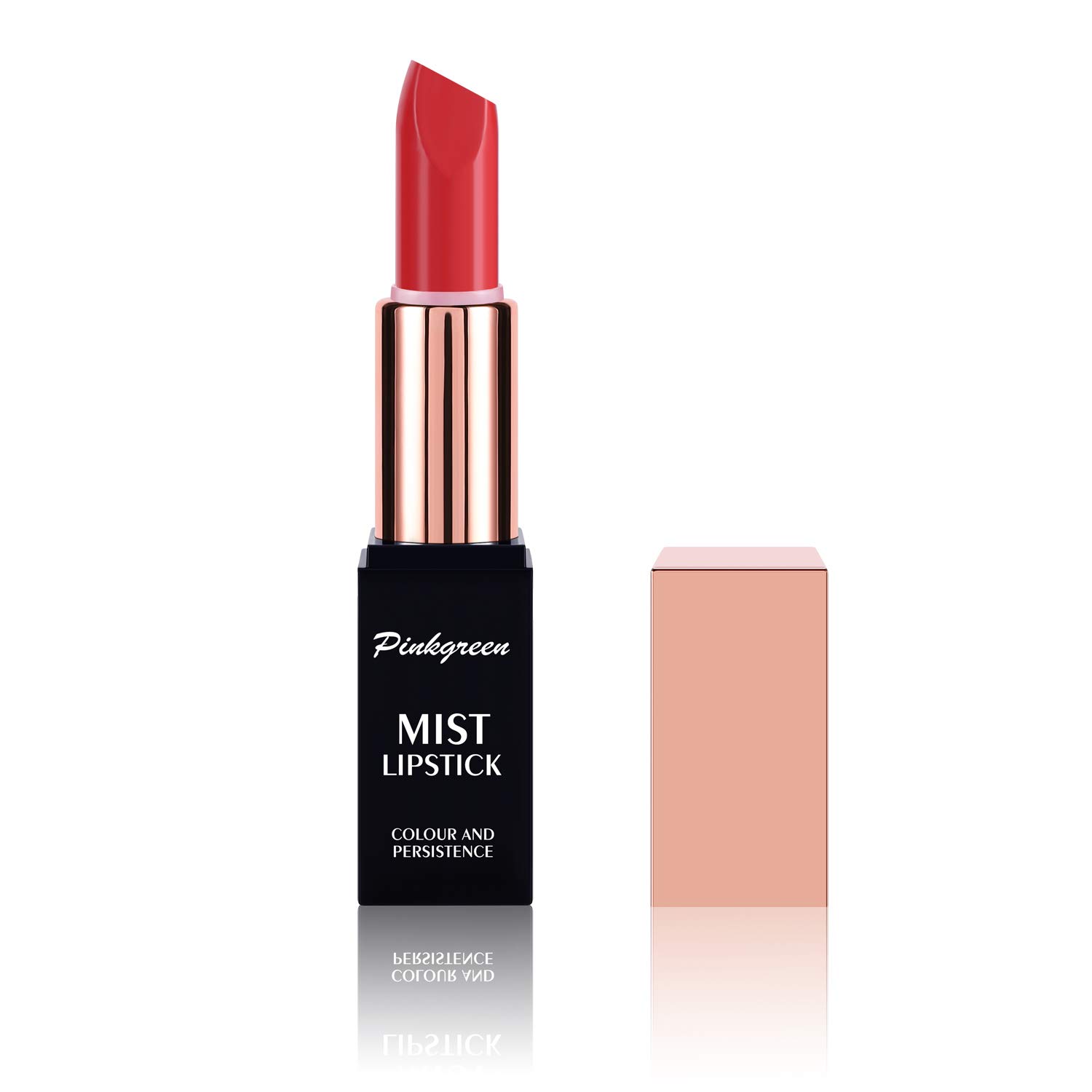 PINKGREEN Color Matte Lipstick, Waterproof Long Lasting Formula, Lip Makeup, Cruelty Free, Creamy Finish, Smart Shades, Safest Ingredients, Natural Smooth Lipsticks, Highly Pigmented(#4)