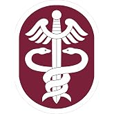 Officially Licensed United States Army U.S. Army Medical Command (MEDCOM) Vinyl Decal - 3 inches - Made in USA