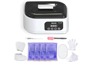 Paraffin Wax Machine for Hand and Feet，Touchscreen Paraffin Wax Warmer with Wax Moisturizing Paraffin Spa Wax Bath Kit, Large Capacity at Home for Smooth and Soft Skin
