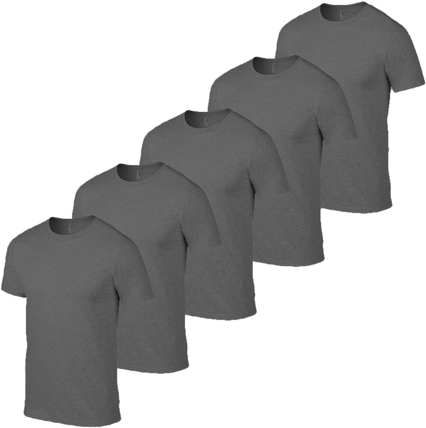 Wholesale Clothing UK 5 Pack Gildan T Shirts Mens T Shirt and Sizes