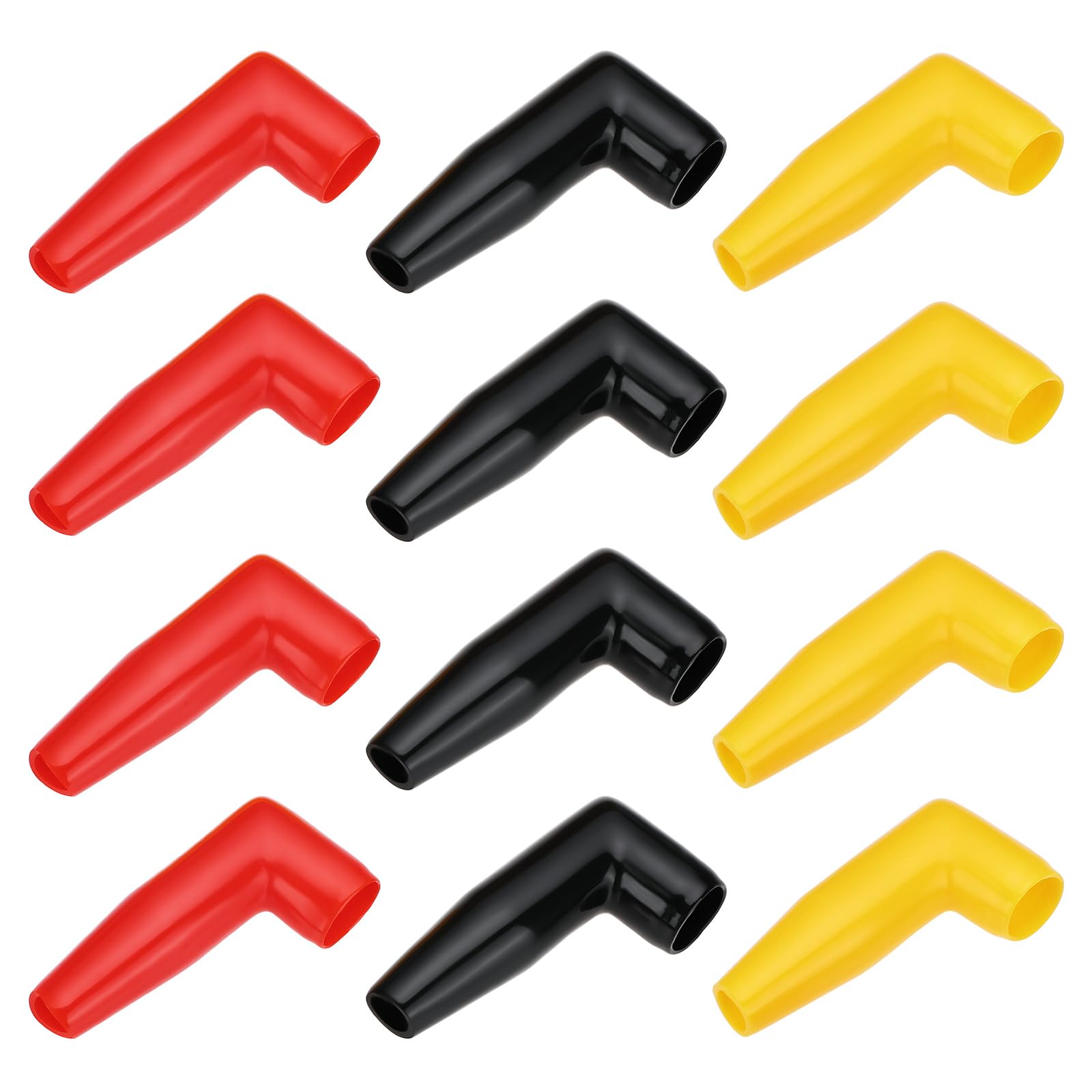 OTOTEC 12PCS Electric Terminal Boot Electric Guard Winch Motor Cable Terminal Boot Terminal PVC Protection Cover
