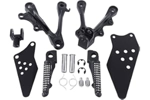 TCMI Motorcycles Foot Pegs Footpegs Front Footrest for Kawasaki Ninja ZX6R 2009-2024 ZX636 2013-2024