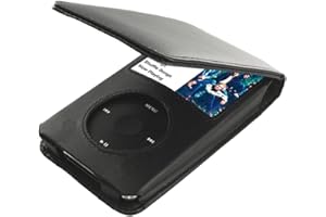 JNSUPPLIER Black PU Leather Skin Cover Case Pouch for Apple iPod Classic 5th 6th Gen