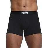 Everhero Men's Underwear Boxer Briefs Ultra Comfort Cotton Underwear Moisture-Wicking Breathable Boxers for Men 2-4Pack