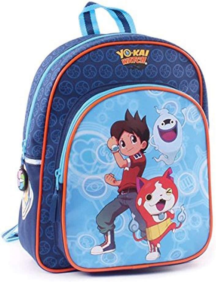 Vadobag Yokai Watch - Sac A Dos Bleu 31Cm 1 Poche Soufflet Children's Backpack, 31 cm, Blue (Bleu)
