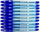 Faber-castell 10 Pens Blue Ink , Barrel 1423 Ball Point Pen Size 0.5mm.