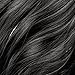 Sexybaby Curly 150G Synthetic Fiber Hair Extensions Clip-in 29 Inches with 5 Clips (Dark Black)