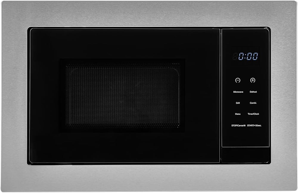 SIA BIM17300X 17L Built In Microwave Grill 700W Black Digital Display