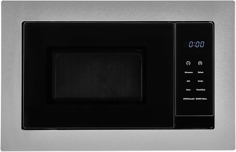 SIA BIM17300X 17L Built In Microwave Grill 700W Black Digital Display