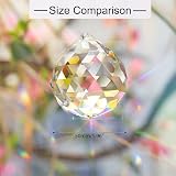 MerryNine 50mm Crystal Ball Prism 6-Pack Sun Catchers for Feng Shui view 2