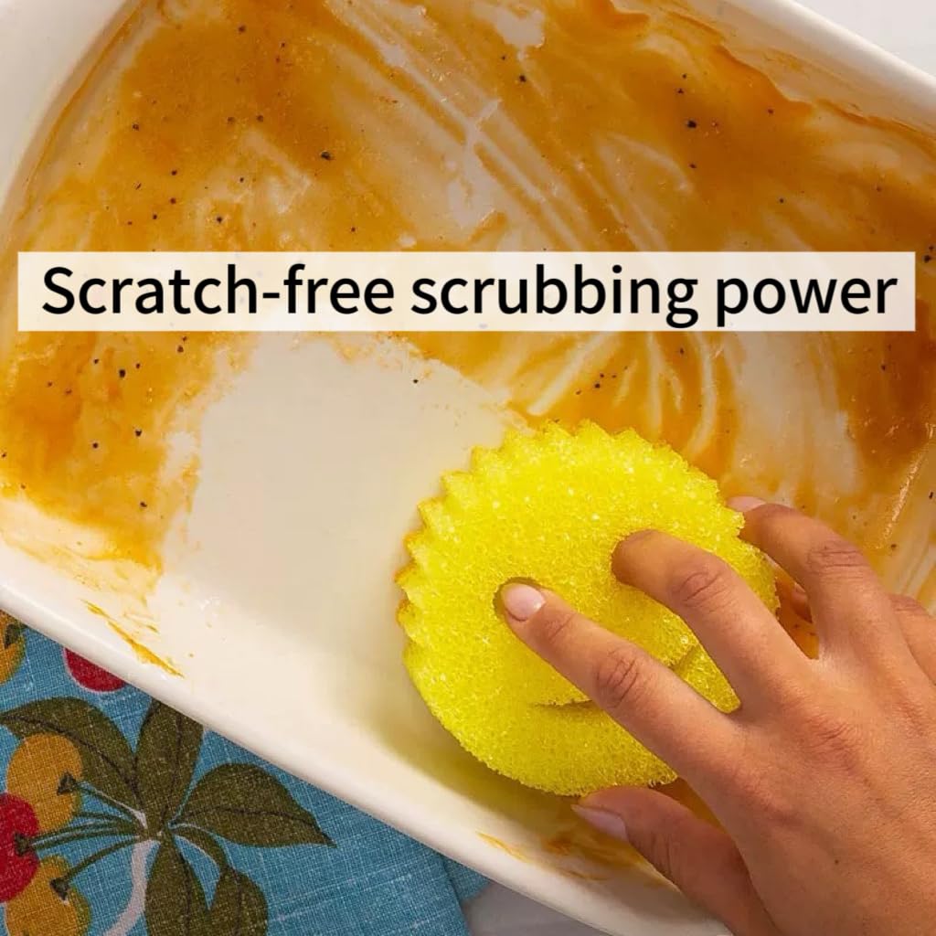 Condition photo showing New/Like New for sponges set - variety colors - scratch-free multipurpose dish sponge(15pack)& 100% cotton waffle wea