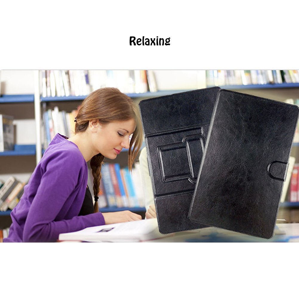 Canyoze Screen Magnifier 3d Smart Mobile Phone Movies Amplifier with Pu Leather Foldable Holder Stand for Any Smartphone iPhone 4 5 6 7 7s Plus, Samsung Galaxy Note 6 5 4 3 Edge All Smart Phones