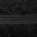 Utopia Towels Towel Set, 2 Bath Towels, 2 Hand Towels, and 4 Washcloths, Pack of 8 600 GSM Ring Spun Cotton Highly Absorbent Towels for Bathroom, Shower Towel, (Black)