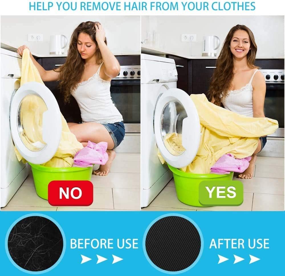 2 Pack Pet Hair Remover for Washing Machine Hair Catcher, Laundry Hair