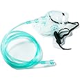 yuwell Adult Oxygen Mask with 6.6' Tubing and Adjustable Elastic Strap - 4 Packs