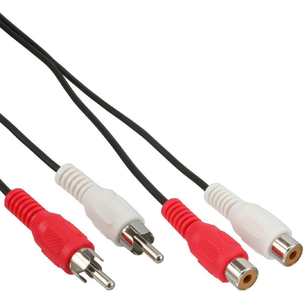 InLine 20 m 2 x RCA M/FM 20 m 2 x RCA Audio Cable Black, Red, White