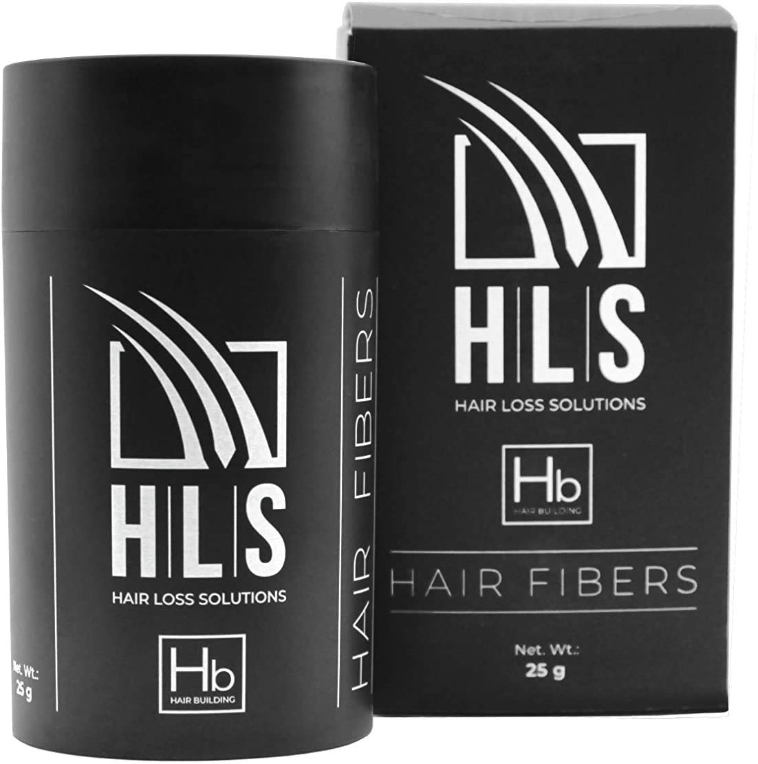 HLS Hair Fibres Medium Blonde | Powder for Thinning 25g Hair fiber Bottle | Instantly Boosts Thickness with Concealer for Women & Men