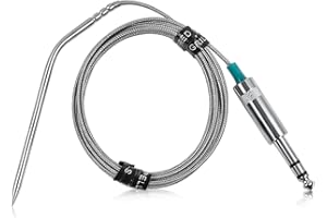 COMVIEE Meat Temperature Probe Replacement for Green Mountain 110V Jim Bowie/Daniel Boone Choice Grills, Compatible GMG Davy Crockett Wood Pellet Grills, P-1035/GMGP40 Temperature Probe Replace Parts