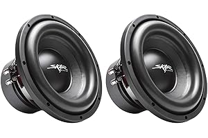 (2) Skar Audio SDR-10 D4 10" 1200W Max Power Dual 4 Ohm Car Subwoofers, Pair of 2