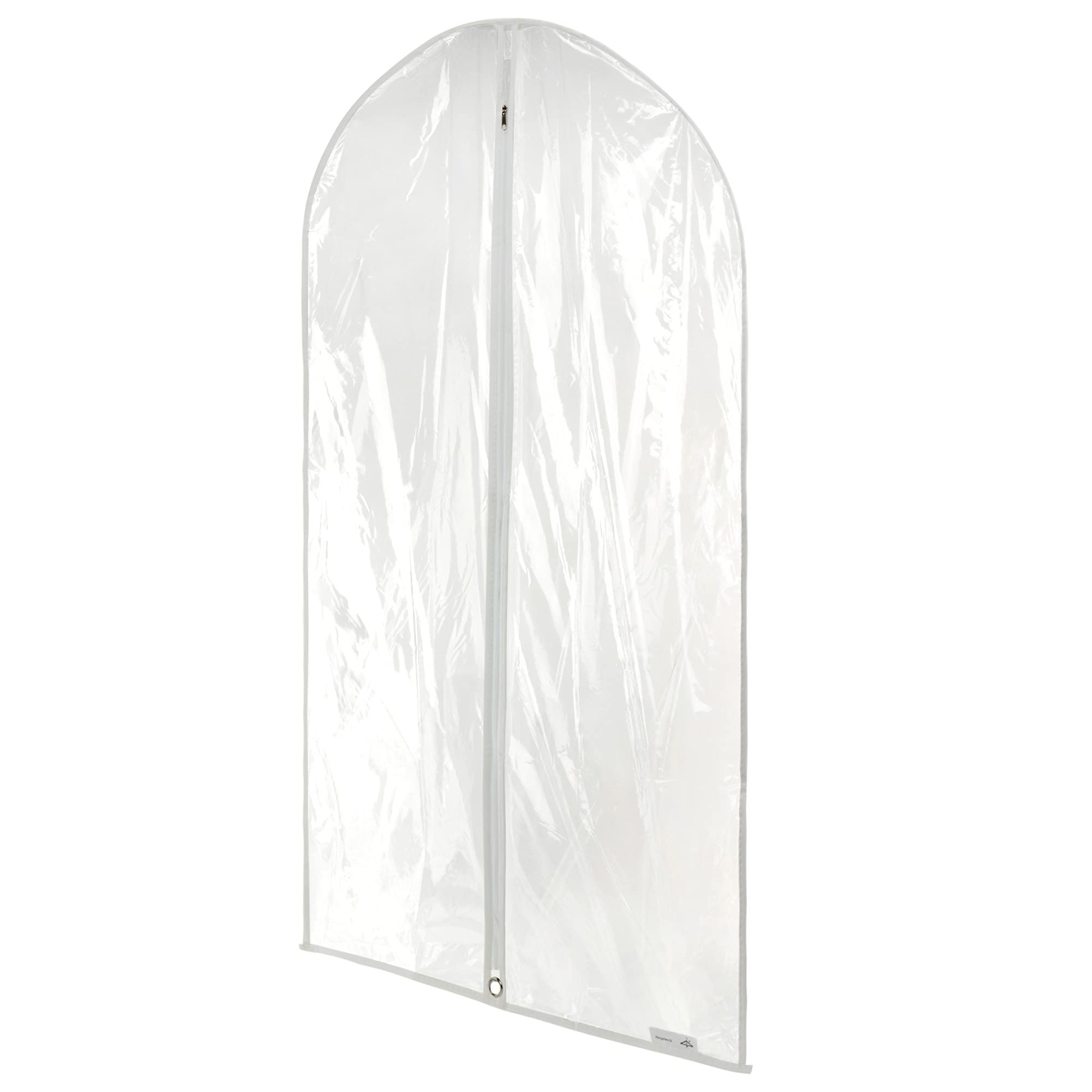 Hangerworld 100 cm (40") Long Zipped Suit Bags / Garment Clothes Covers, Pack of 6